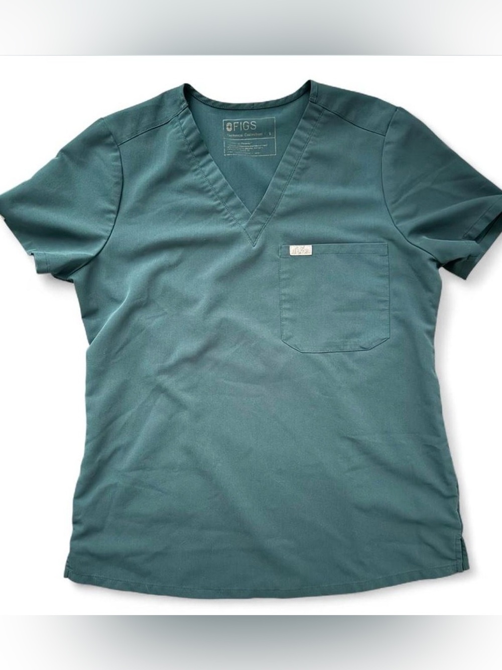 FIGS ”Catarina”  scrub top Size S. EUC. Color is likely CaribbeanBlue.